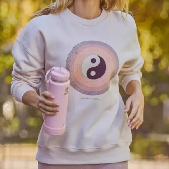 NWOT- Spiritual Gangster Yin Yang Relaxed Crewneck Sweatshirt, Size Large - Picture 2 of 4